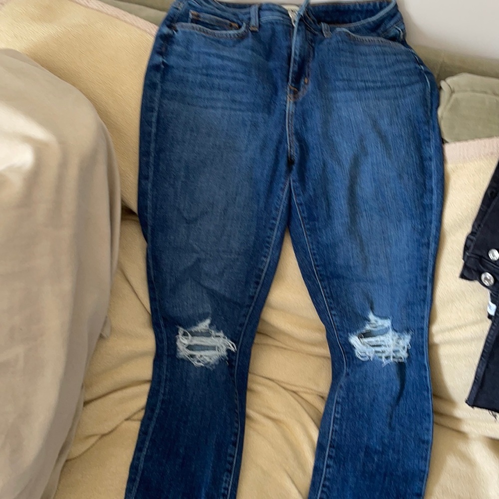 L’agence distressed skinny jeans